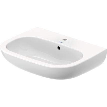 Duravit 23106000002 - Wandhängendes Waschbecken D-CODE 60x46 cm, Keramik/glänzend weiß