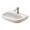 Duravit 23116000002 - Wandhängendes Waschbecken D-CODE 60 x 46 cm, Keramik, glänzend weiß
