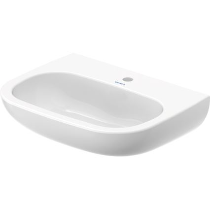 Duravit 23116000002 - Wandhängendes Waschbecken D-CODE 60 x 46 cm, Keramik, glänzend weiß
