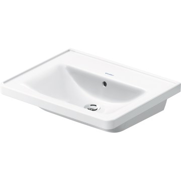 Duravit 2367600060 - Wandhängendes Waschbecken D-NEO 60x48 cm Keramik/glänzend weiß