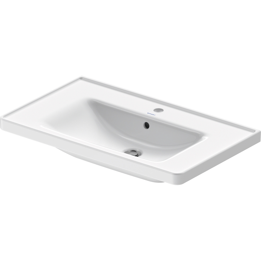 Duravit 2367800000 - Wandhängendes Waschbecken D-NEO 80x48 cm Keramik/hochglanzweiß
