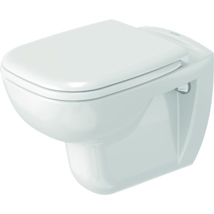 Duravit 25350900002 - D-CODE Hänge-WC, Keramik, glänzend weiß