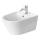 Duravit 27271500002 - Wandhängendes Bidet D-CODE, Keramik / glänzend weiß