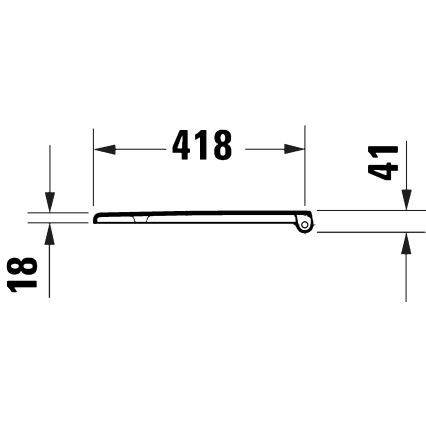 Duravit 28210000 - WC-Sitz D-CODE 37,4x43,3 cm weiß