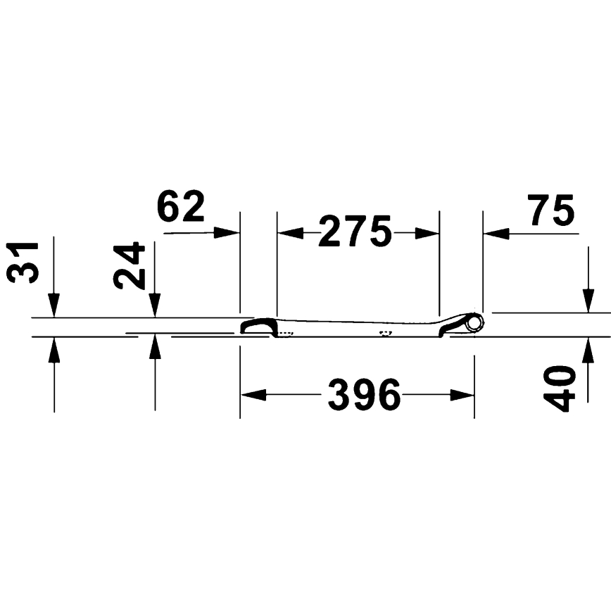Duravit 28310000 - WC-Sitz D-CODE 37,4x42 cm weiß