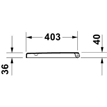 Duravit 28310000 - WC-Sitz D-CODE 37,4x42 cm weiß