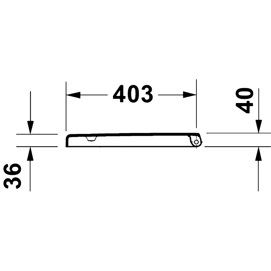 Duravit 28310000 - WC-Sitz D-CODE 37,4x42 cm weiß