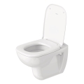 Duravit 45350900A1 - Hänge-WC mit SoftClose-Sitz D-CODE, Keramik, glänzend weiß