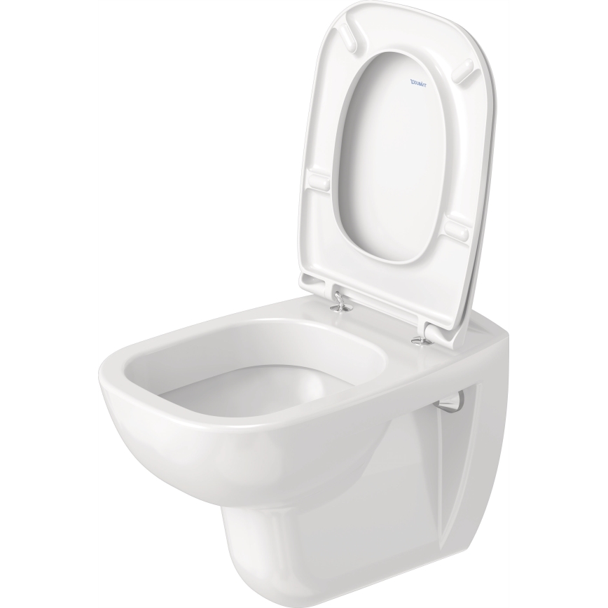 Duravit 45350900A1 - Hänge-WC mit SoftClose-Sitz D-CODE, Keramik, glänzend weiß
