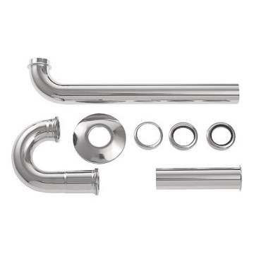 Duravit 50260000 - UNIVERSAL Waschbecken-Siphon, hochglänzend verchromt