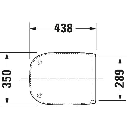 Duravit 67390099 - WC-Sitz SoftClose D-CODE 35 x 43,8 cm weiß