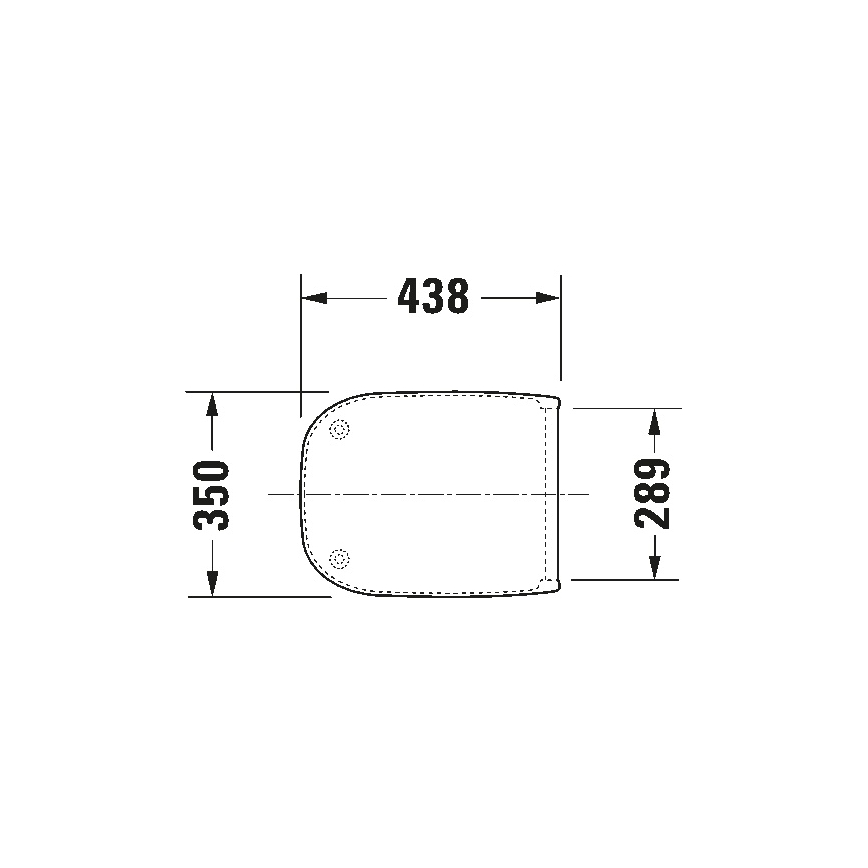 Duravit 67390099 - WC-Sitz SoftClose D-CODE 35 x 43,8 cm weiß