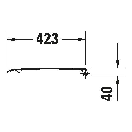 Duravit 67390099 - WC-Sitz SoftClose D-CODE 35 x 43,8 cm weiß