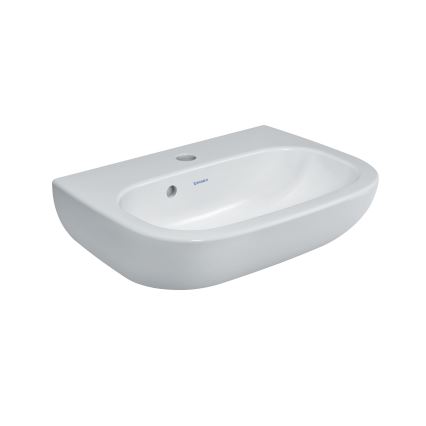 Duravit 7054500002 - Wandwaschbecken D-CODE 45 x 34 cm, Keramik/weiß glänzend