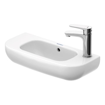 Duravit 7065000082 - Hänge-Waschbecken D-CODE 50 x 22 cm, Keramik, glänzend weiß