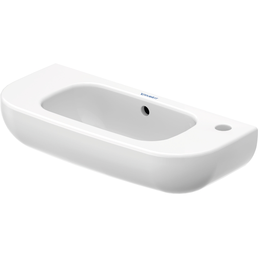Duravit 7065000082 - Hänge-Waschbecken D-CODE 50 x 22 cm, Keramik, glänzend weiß