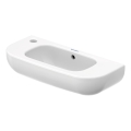 Duravit 7065000092 - Wand-Waschbecken D-CODE 50x22 cm Keramik/glänzend weiß