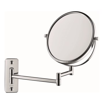 Duravit 99121000 - Wand-Kosmetikspiegel D-CODE, glänzender Chrom
