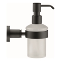 Duravit 99164600 - Wandseifenspender D-CODE 390 ml Milchglas/matt schwarz
