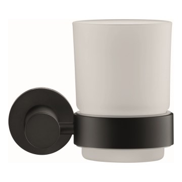 Duravit 99204600 - Wandhalter für Zahnbürsten D-CODE rechts matt schwarz