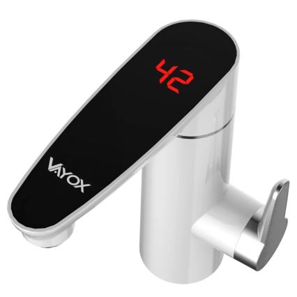 Durchlauferhitzer mit LED-Display 3000W/230V IPX4 Weiß