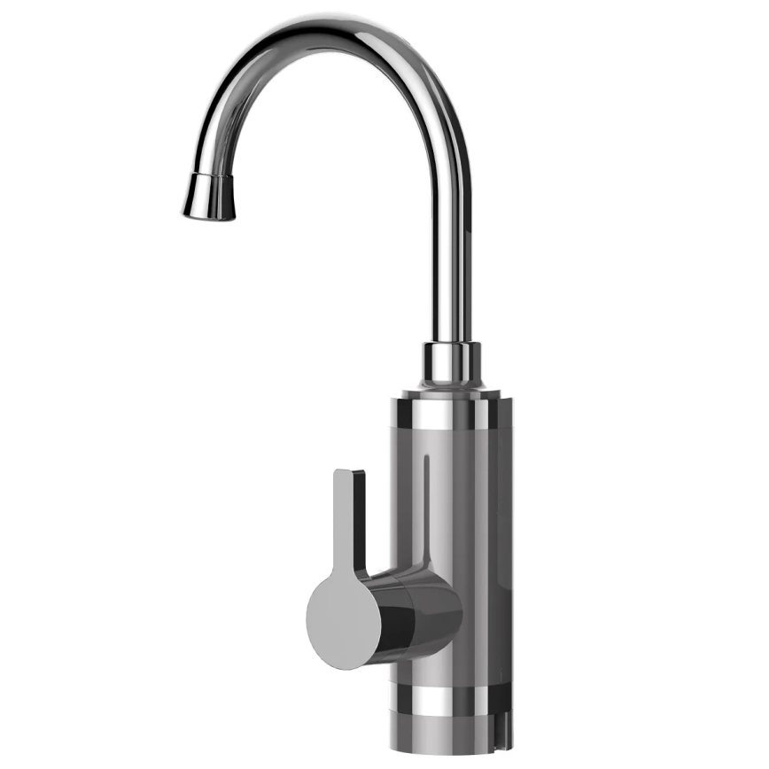 Durchlauferhitzer mit LED Anzeige 3000W/230V IPX4 Edelstahl