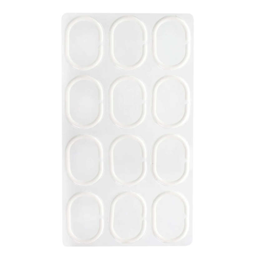 Duschvorhang TORO EASY 178x199 cm Weiß/Gelb