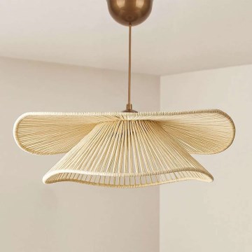 DUVELA Hängeleuchte an Kabel 1xE27/40W/230V beige