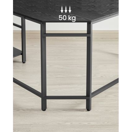 Eckschreibtisch SOLEA schwarz