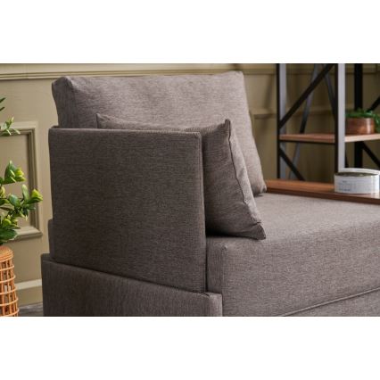 Ecksessel TULA, braun, links