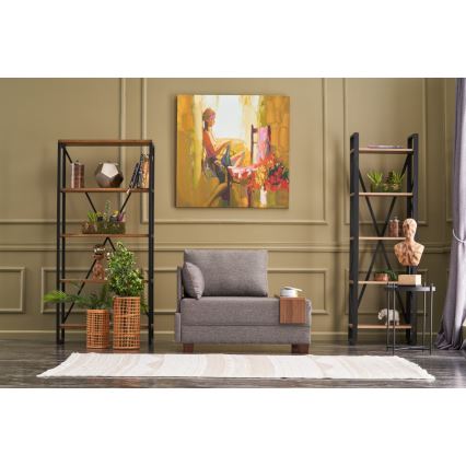 Ecksessel TULA, braun, links