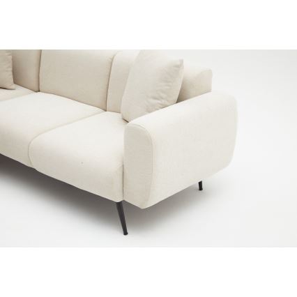 Ecksofa in L-Form PISA, creme, links