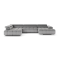 Ecksofa in U-Form TROPEA links, grau