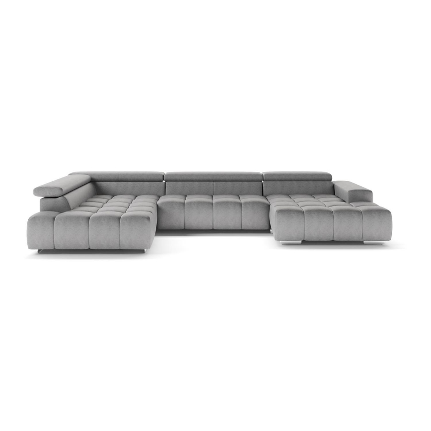 Ecksofa in U-Form TROPEA links, grau