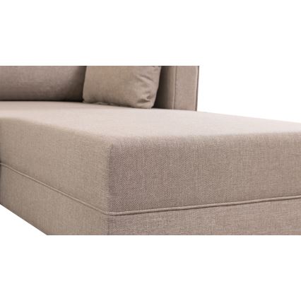 Ecksofa KORFU in L‑Form, cremefarben, rechts
