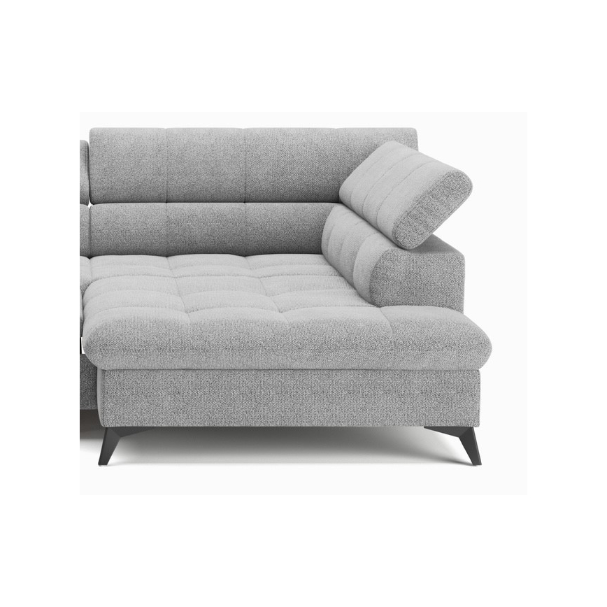 Eck-Schlafsofa MARANO in L-Form, rechts, grau