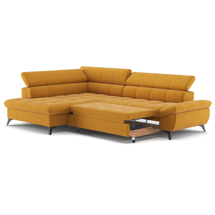 Eck-Schlafsofa MARANO links, orange