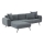 Ecksofa PISA, L-Form, grau, links