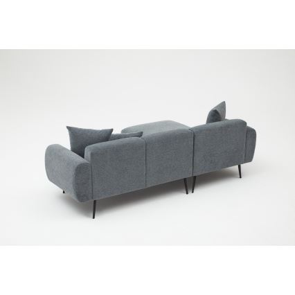 Ecksofa PISA, L-Form, grau, links