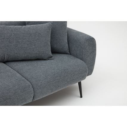 Ecksofa PISA, L-Form, grau, links