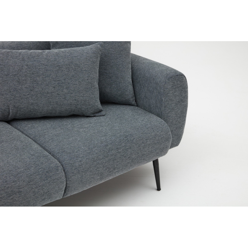Ecksofa PISA, L-Form, grau, links