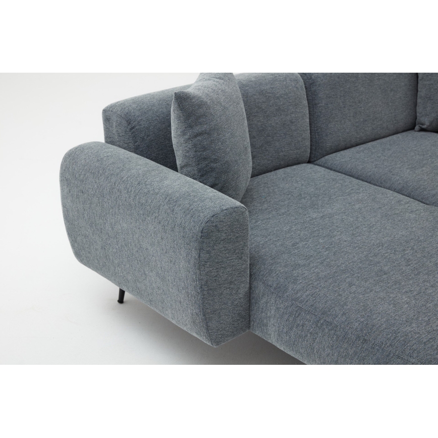 Ecksofa PISA, L-Form, grau, links