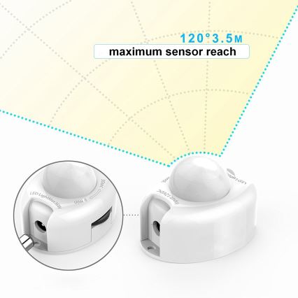 LED-Leiste mit Sensor 1,2 m LED/3,6W/230V