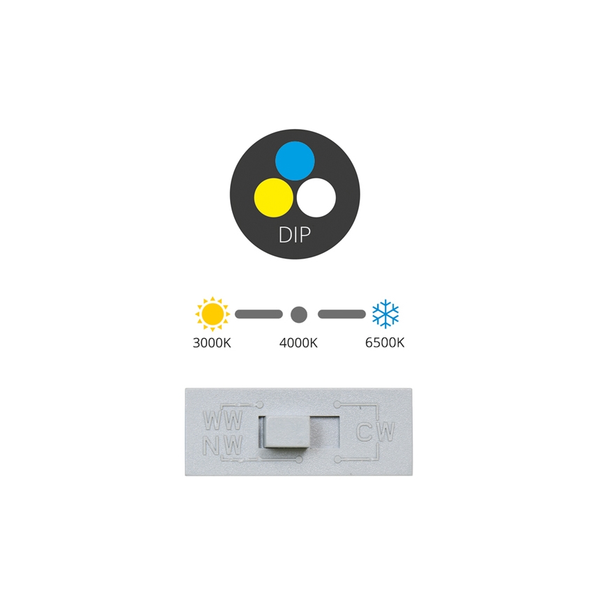 LED-Einbauleuchte TINA LED/12W/230V 3000/4000/6500K d 12 cm weiß