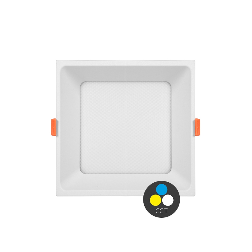 LED Einbauleuchte TONY LED/12W/230V 3000/4000/6500K 12x12 cm Weiß