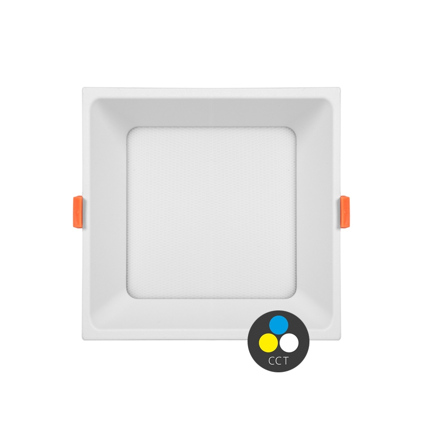 LED Einbauleuchte TONY LED/24W/230V 3000/4000/6500K 17x17 cm Weiß