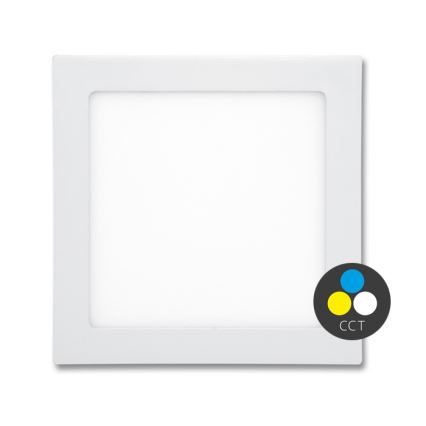 LED-Einbauleuchte für Badezimmer RAFA LED/12W/230V 3000/4000/6000K 17x17 cm IP44 weiß
