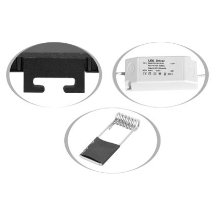 LED-Einbauleuchte für Badezimmer RAFA LED/25W/230V 3000/4000/6000K 30x30 cm IP44 weiß