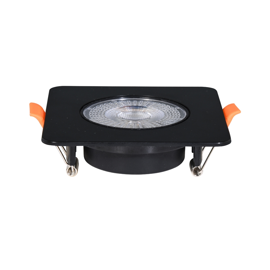 Dimmbare LED-Einbauleuchte KENT LED/3/5/7W/230V3000/4000/6000K 9x9 cm schwarz