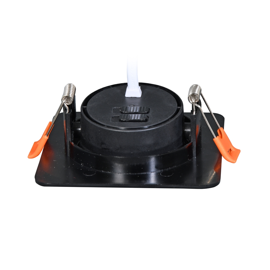 Dimmbare LED-Einbauleuchte KENT LED/3/5/7W/230V3000/4000/6000K 9x9 cm schwarz